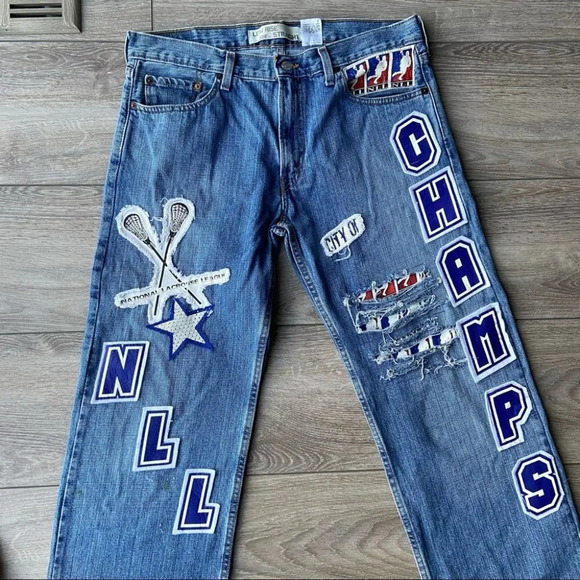 Rare! Levi’s 529 X NLL Low Rise Straight Jeans - Picture 2 of 16